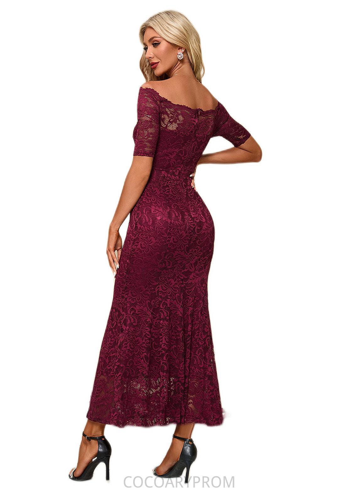 Alana Boat Neck Elegant Trumpet/Mermaid Lace Maxi Dresses DA8P0022251