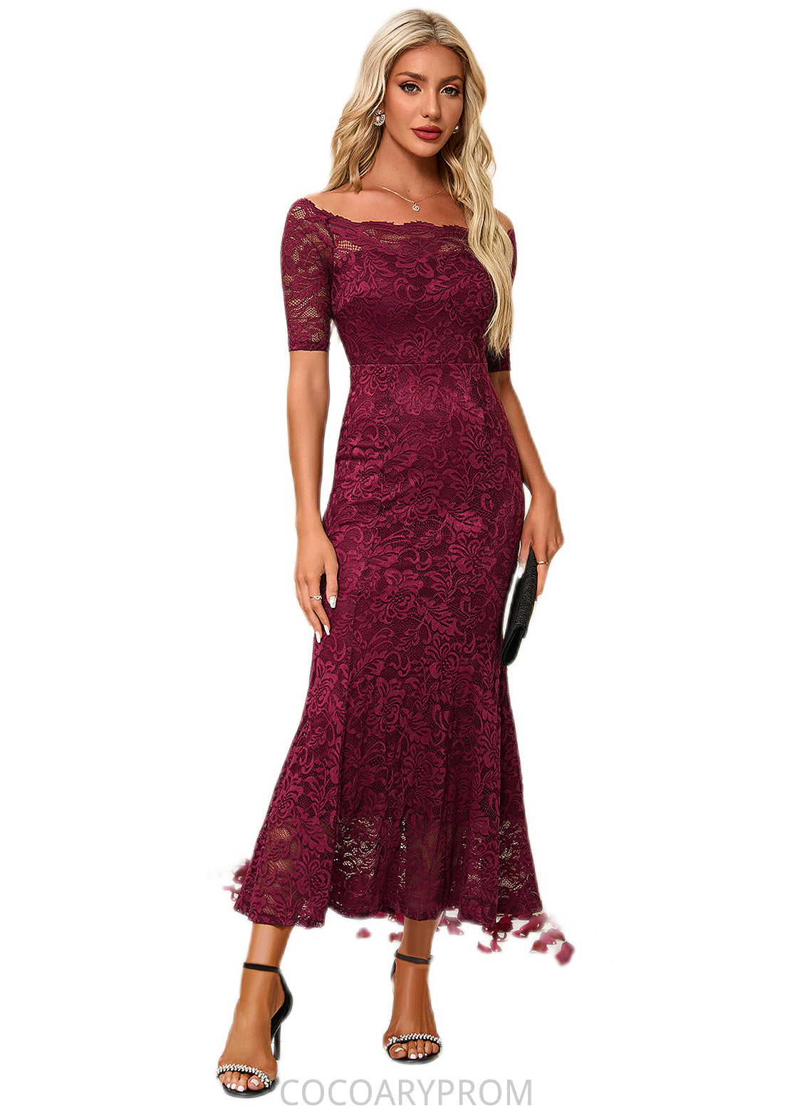 Alana Boat Neck Elegant Trumpet/Mermaid Lace Maxi Dresses DA8P0022251