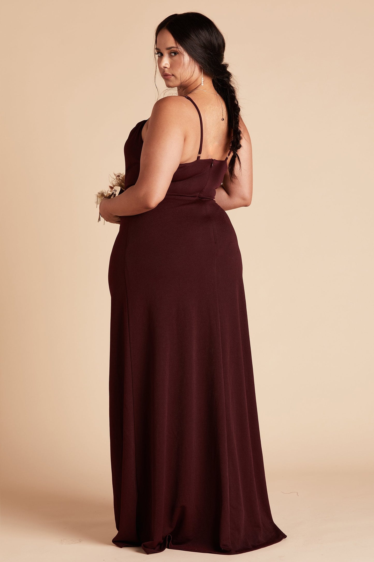 Ash Crepe Dress Curve Katharine