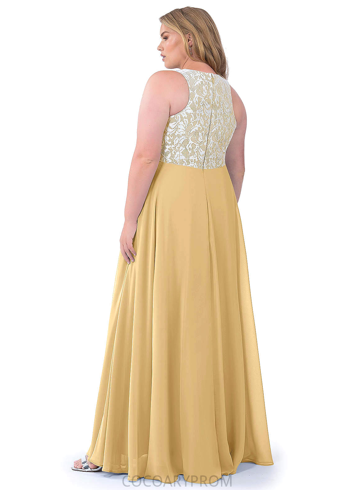 Kennedi Floor Length A-Line/Princess V-Neck Natural Waist Sleeveless Bridesmaid Dresses