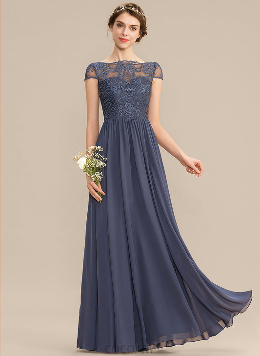 ScoopNeck Length Neckline Silhouette Fabric A-Line Straps Lace Floor-Length Michaelia Sleeveless Floor Length Bridesmaid Dresses