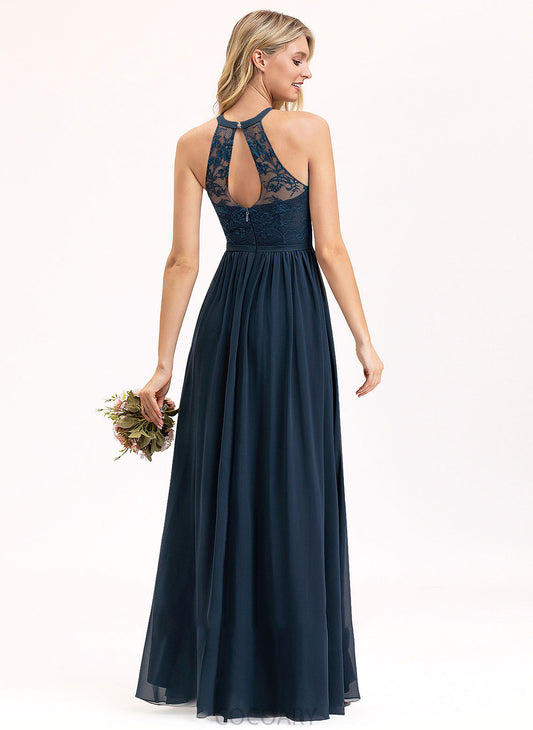 A-Line Embellishment Neckline ScoopNeck SplitFront Fabric Floor-Length Silhouette Length Maria Bridesmaid Dresses