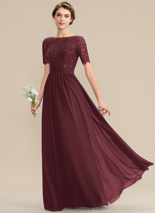 Neckline ScoopNeck Length Embellishment Silhouette Floor-Length A-Line Sequins Fabric Nadine Sleeveless Scoop Bridesmaid Dresses