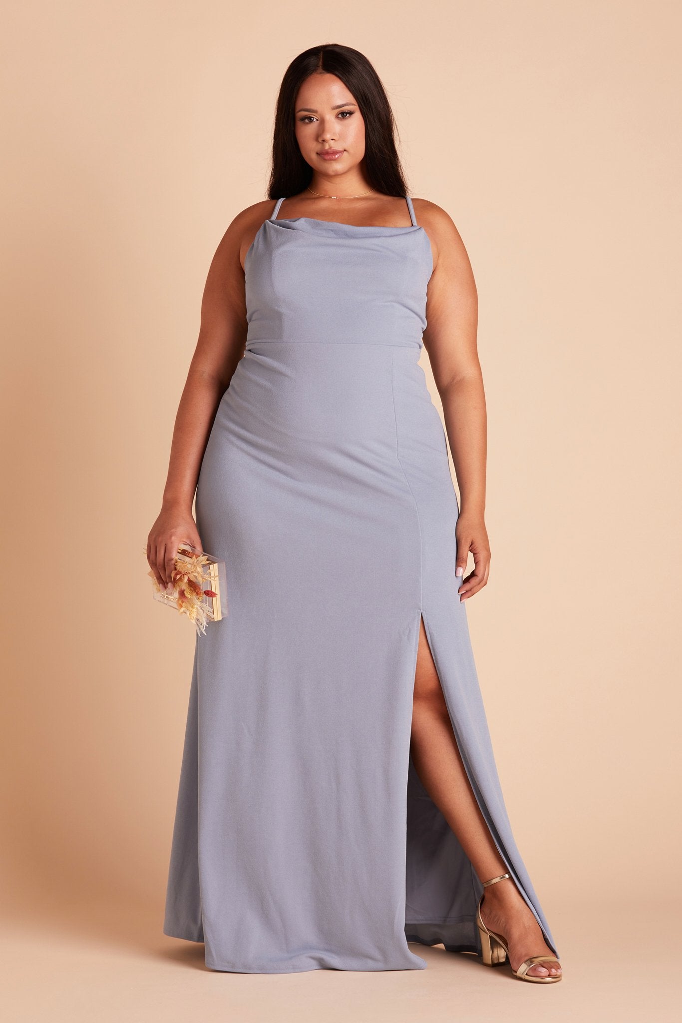 Ash Crepe Dress Curve Linda