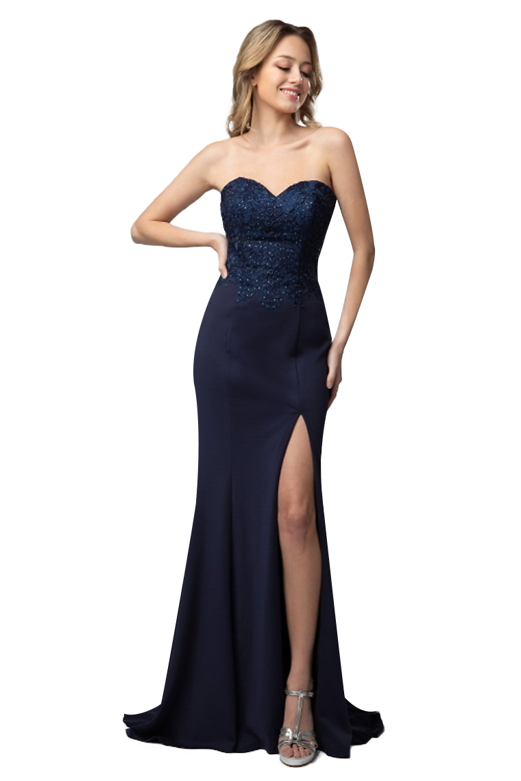 Lilith Spandex Natural Waist Trumpet/Mermaid Sleeveless Sweep-Brush Train Sweetheart Bridesmaid Dresses