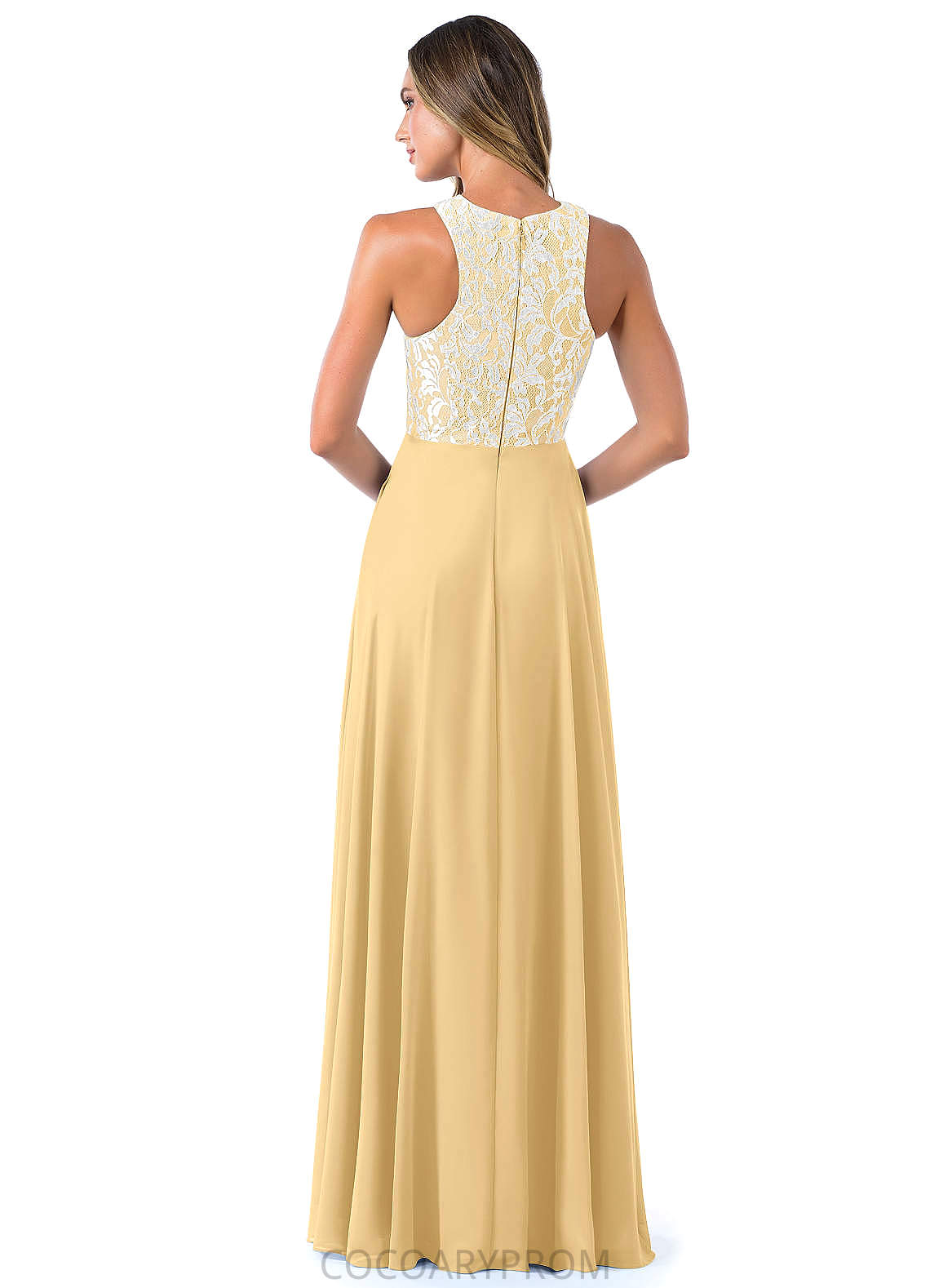 Kennedi Floor Length A-Line/Princess V-Neck Natural Waist Sleeveless Bridesmaid Dresses