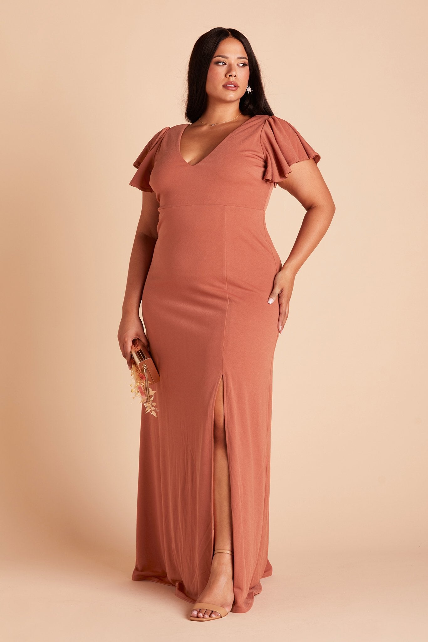 Hannah Crepe Dress Curve Bailee