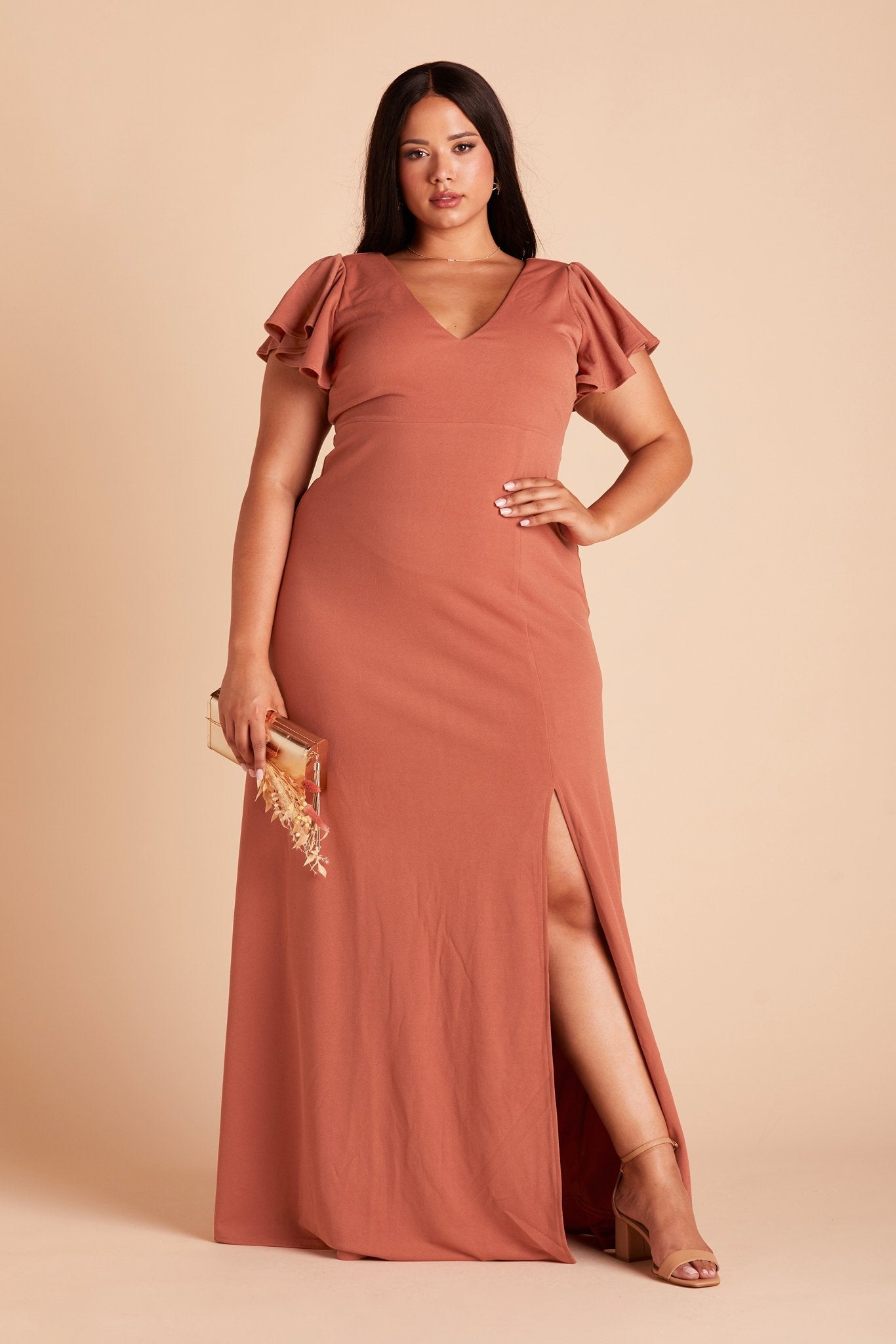 Hannah Crepe Dress Curve Bailee