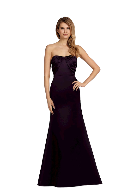 Salome Sleeveless Floor Length Trumpet/Mermaid Sweetheart Natural Waist Satin Bridesmaid Dresses