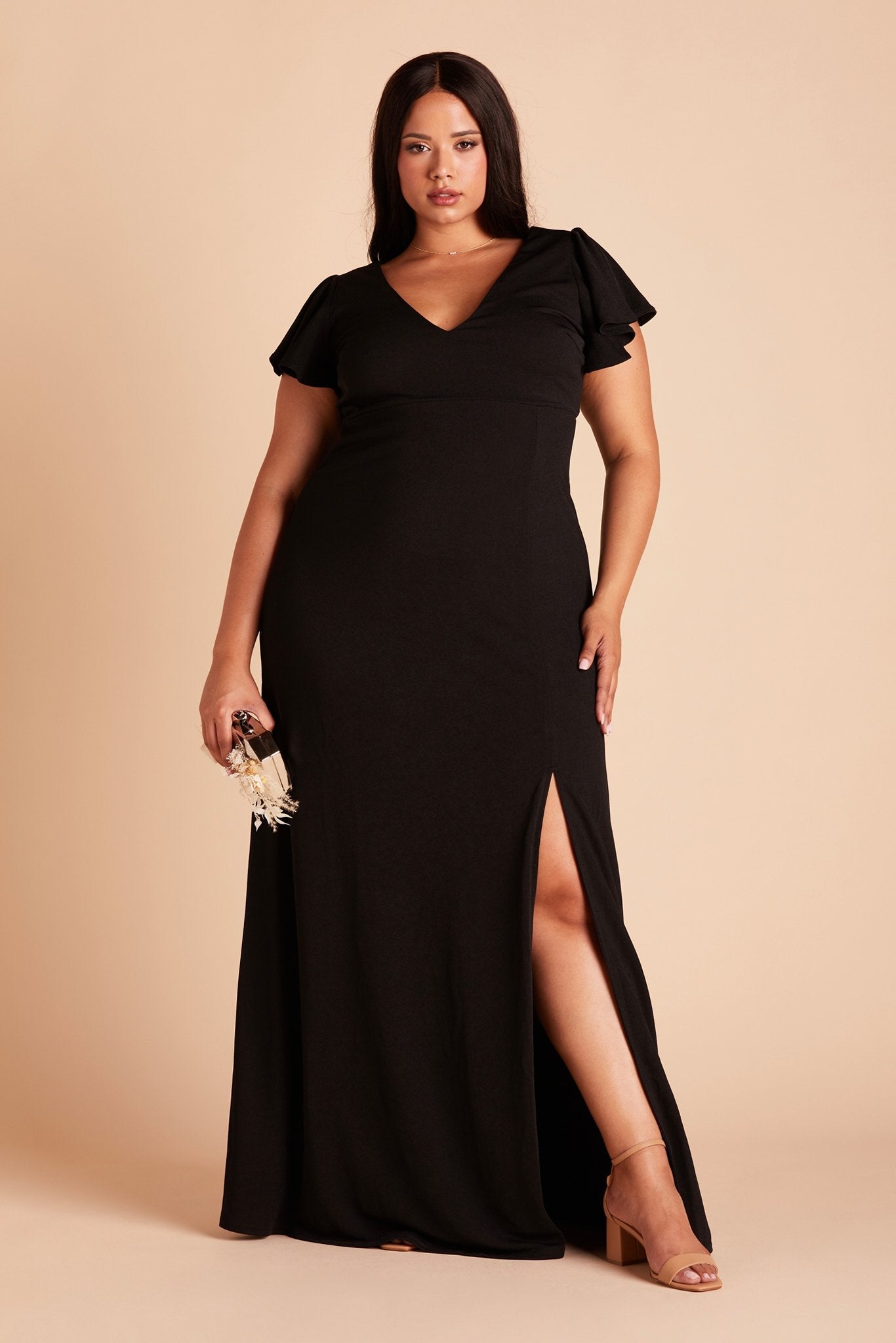 Hannah Crepe Dress Curve Isla