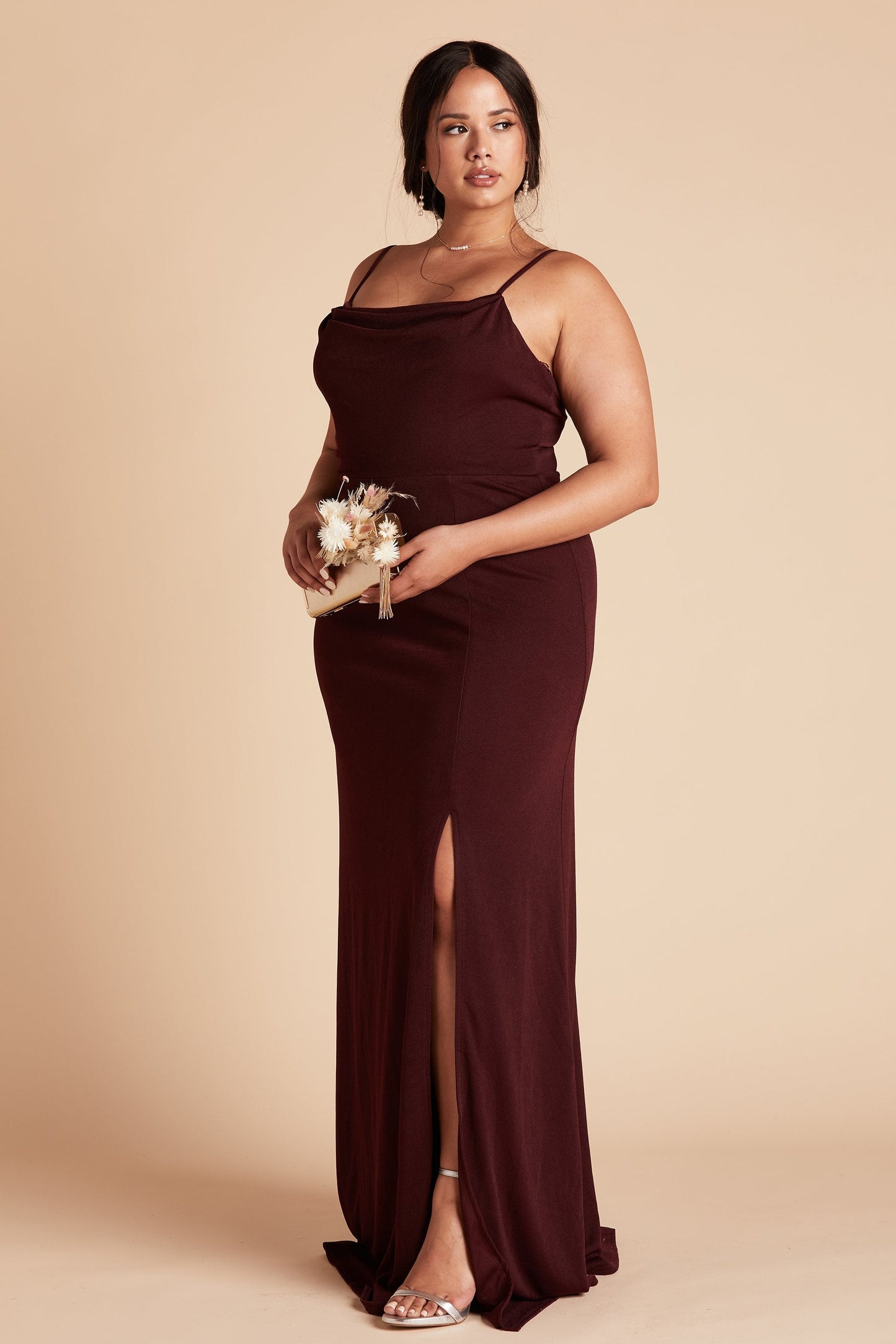 Ash Crepe Dress Curve Katharine