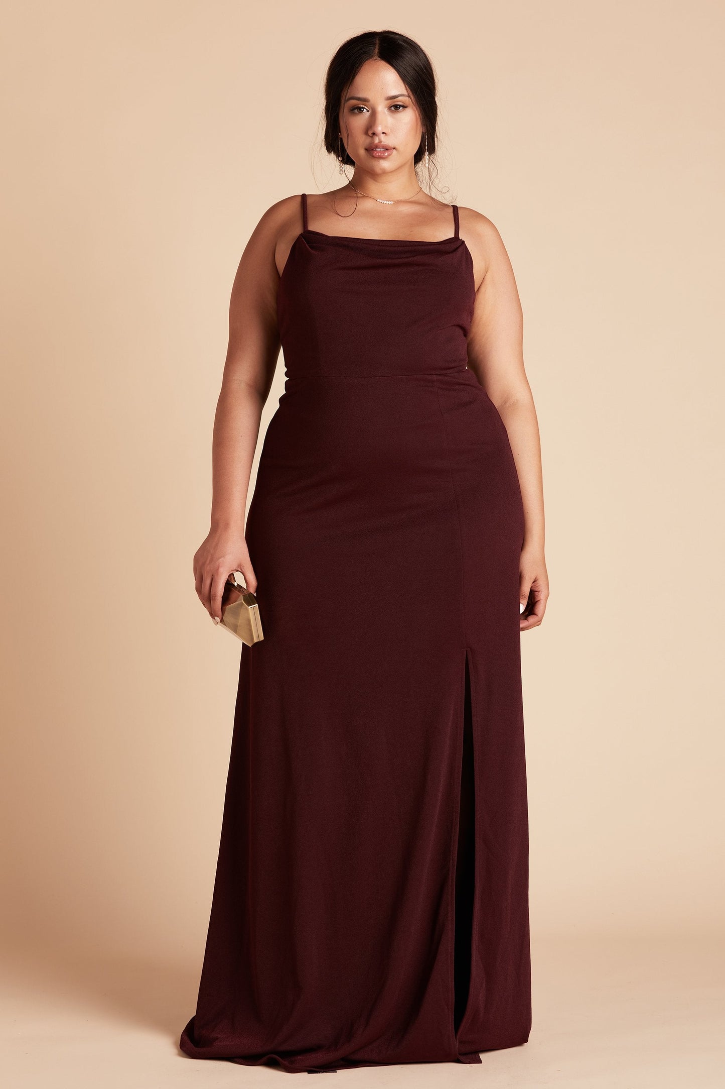 Ash Crepe Dress Curve Katharine