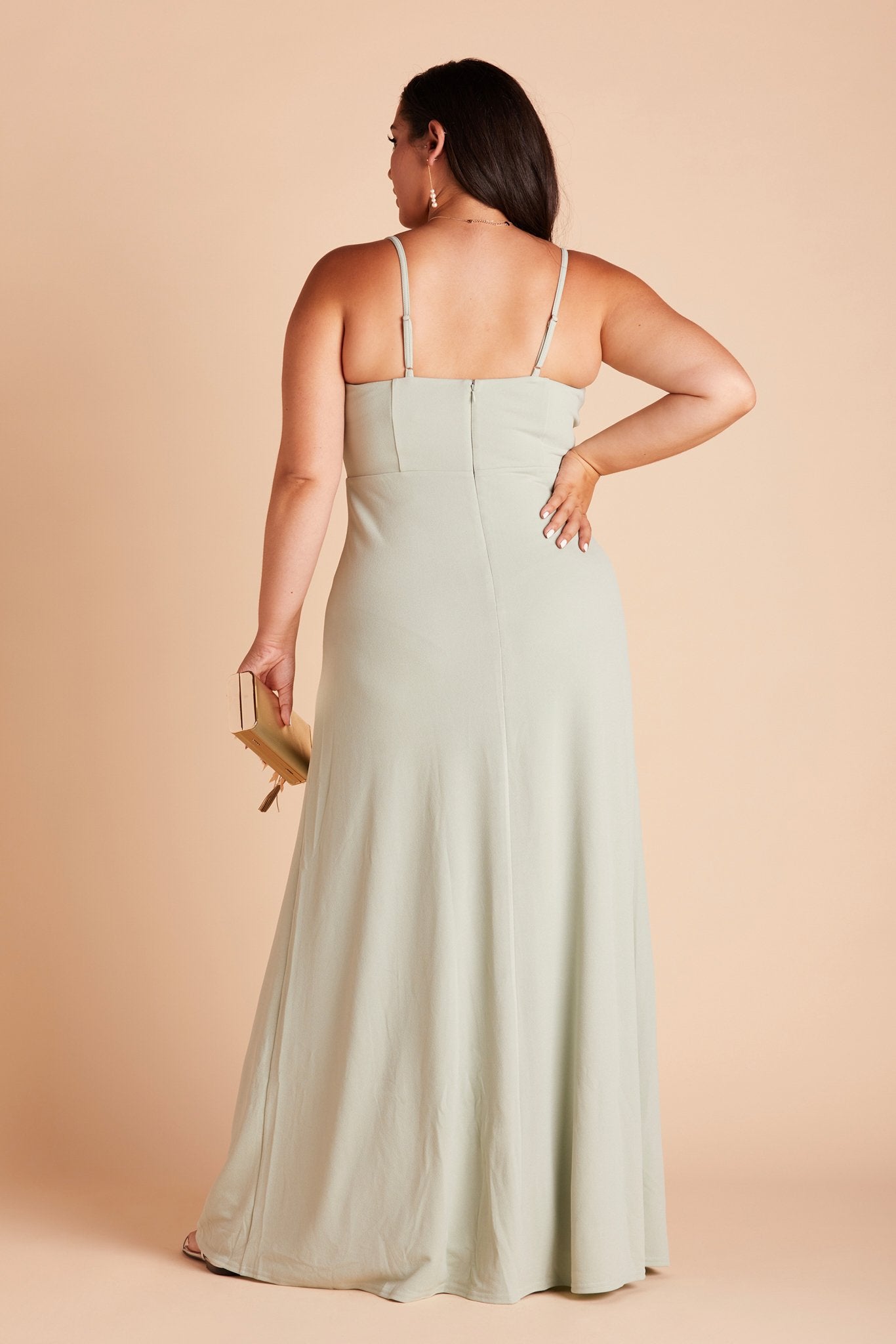 Ash Crepe Dress Curve Everly