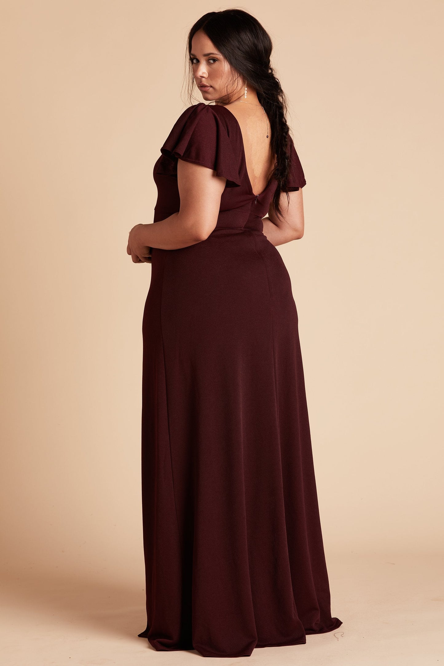 Hannah Crepe Dress Curve Emilia