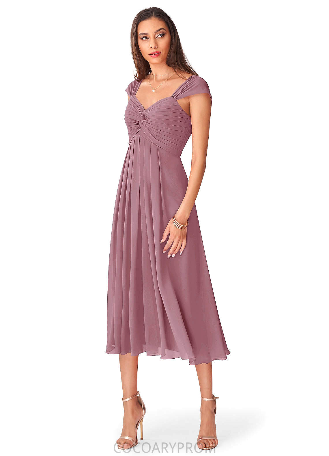 Martha A-Line/Princess Floor Length Sleeveless Straps Natural Waist Bridesmaid Dresses