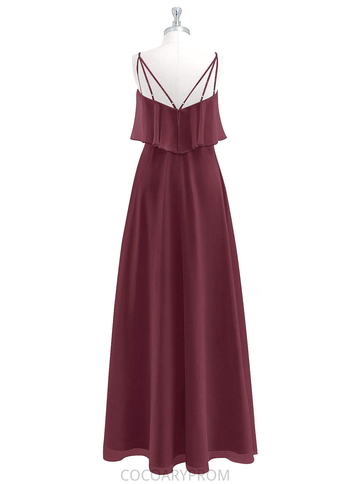 Khloe Sleeveless A-Line/Princess Floor Length One Shoulder Natural Waist Bridesmaid Dresses