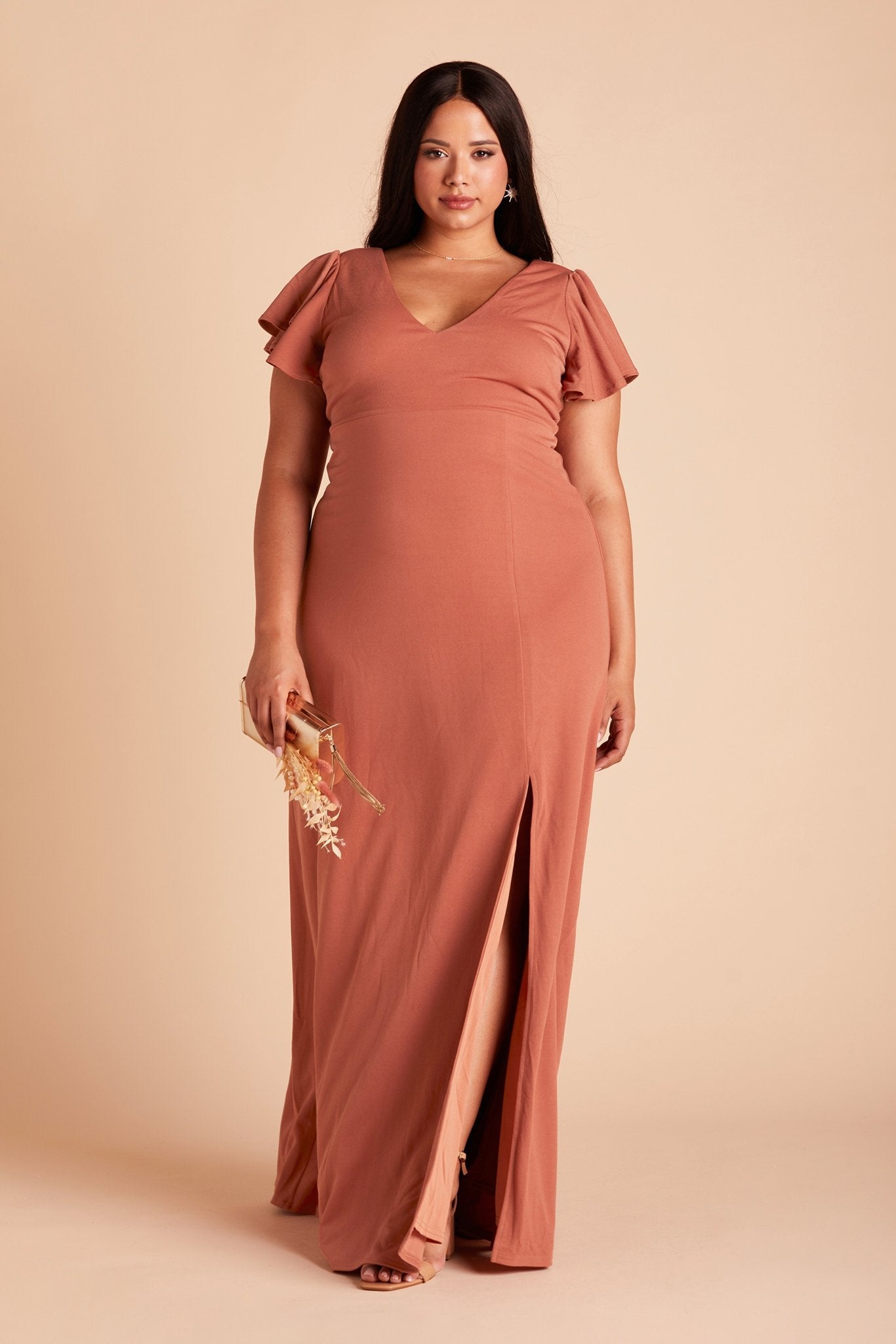 Hannah Crepe Dress Curve Bailee