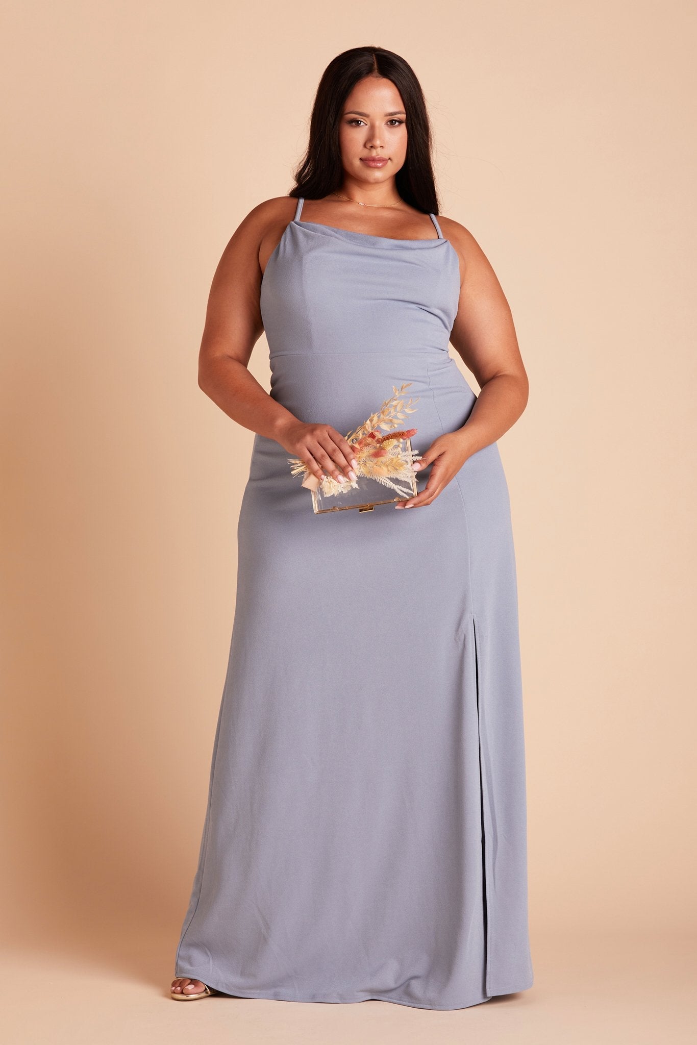 Ash Crepe Dress Curve Linda