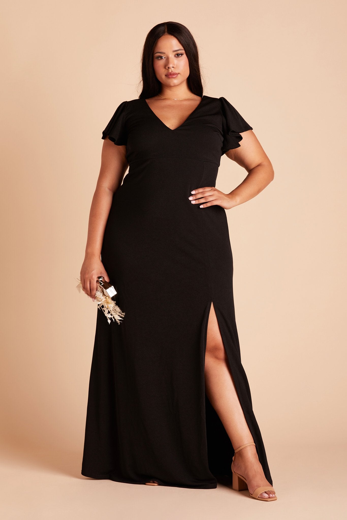 Hannah Crepe Dress Curve Isla