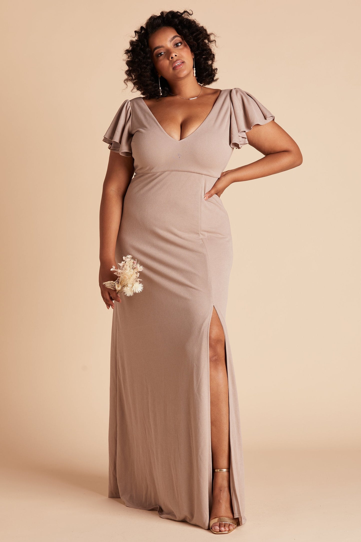 Hannah Crepe Dress Curve Peggie