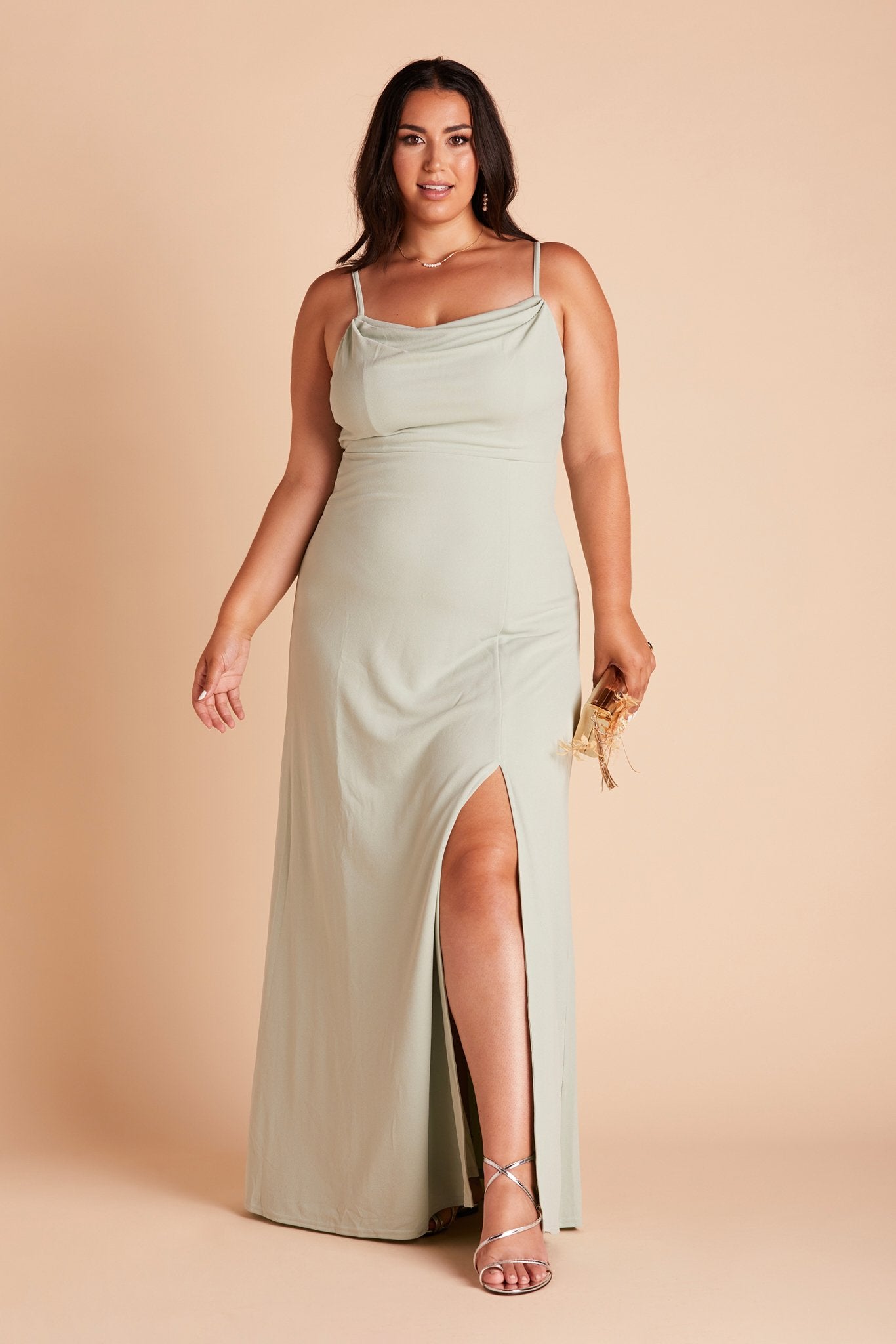 Ash Crepe Dress Curve Everly