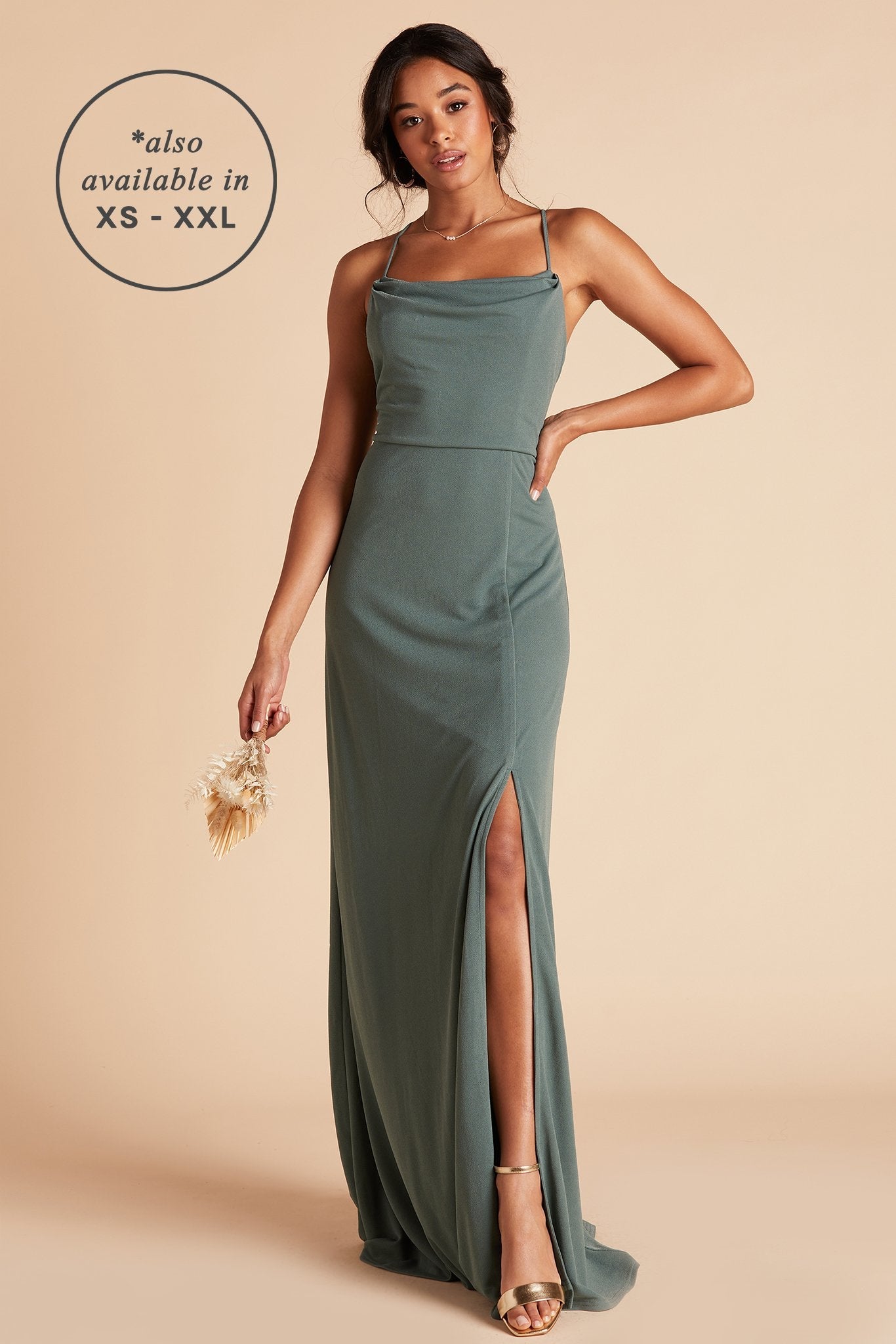 Ash Crepe Dress Curve Kayden