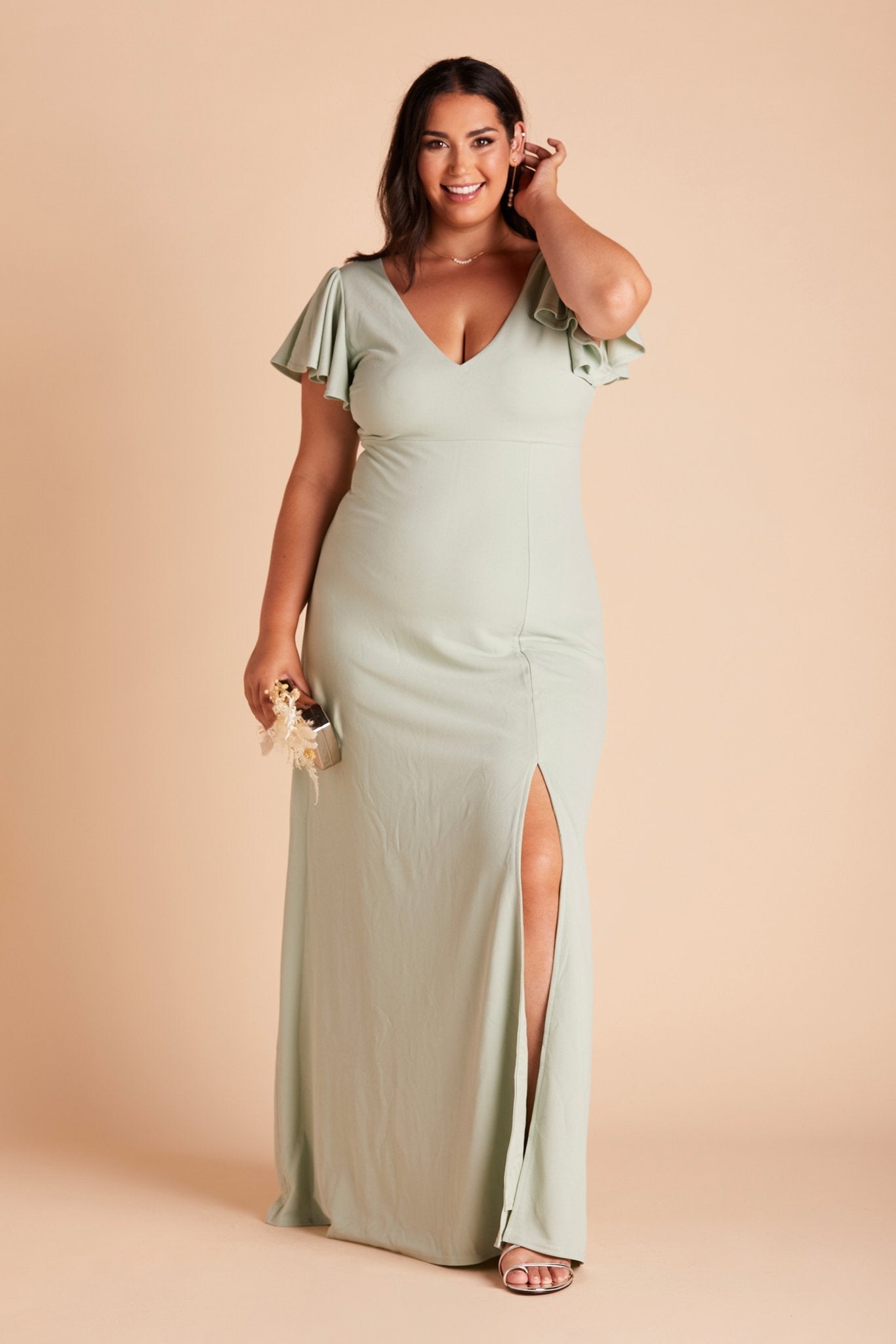 Hannah Crepe Dress Curve Erin