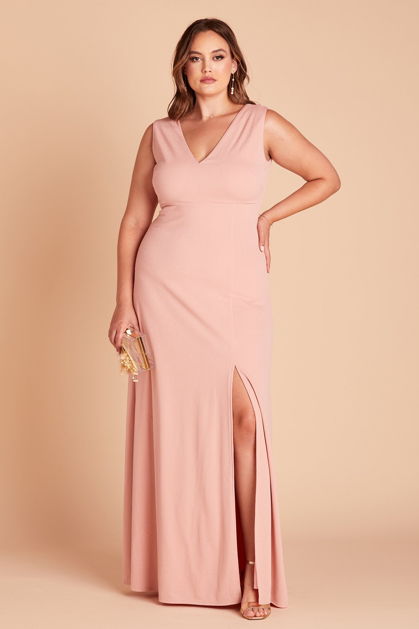 Shamin Crepe Dress Curve Casey