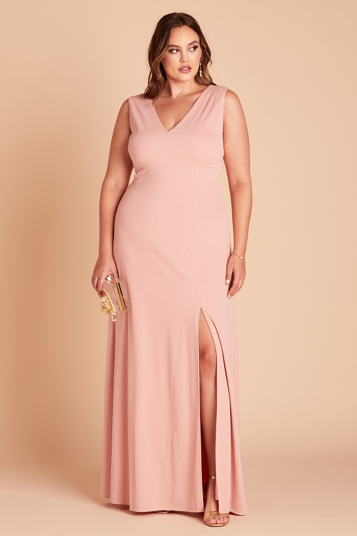 Shamin Crepe Dress Curve Casey