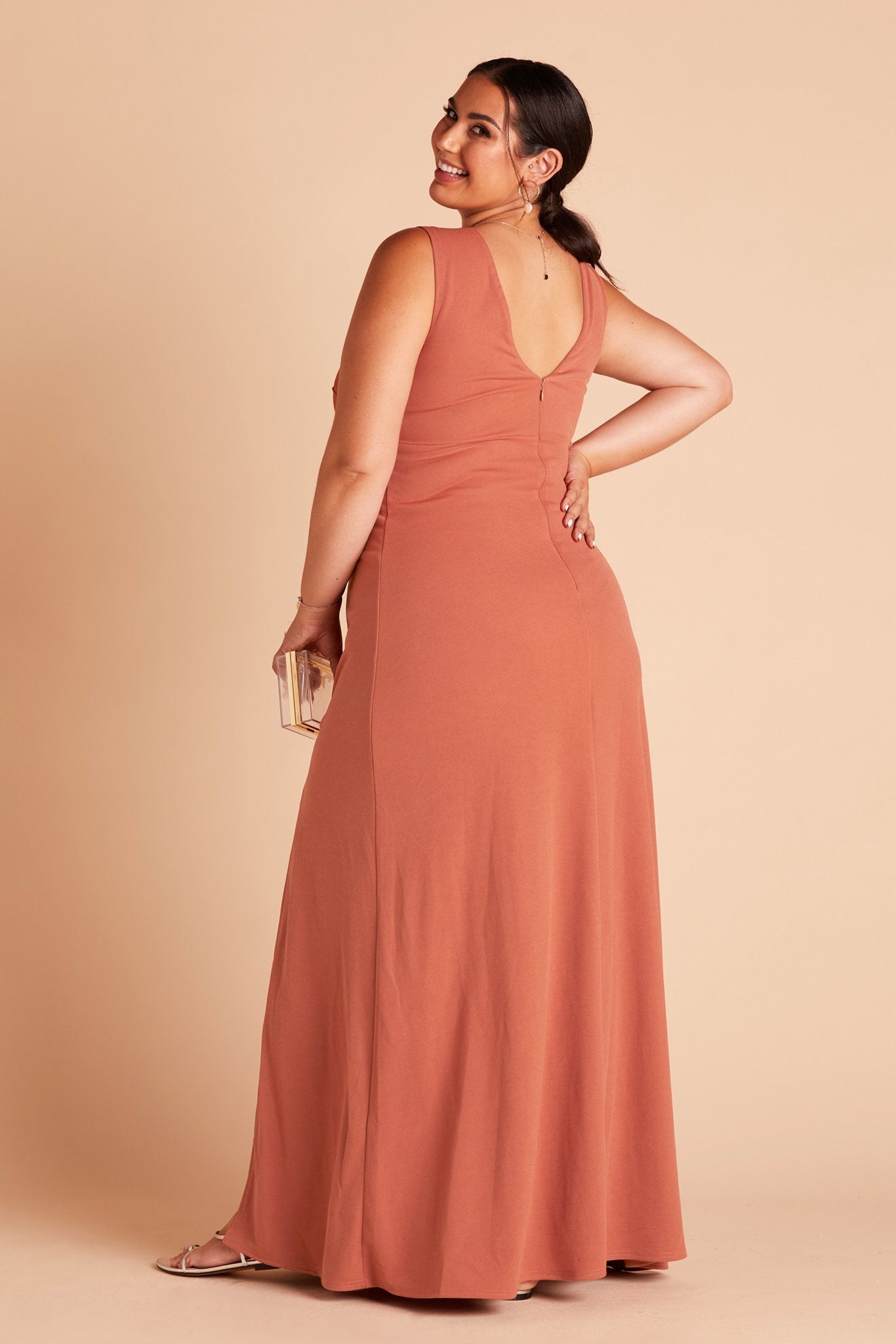 Shamin Crepe Dress Curve Margaret