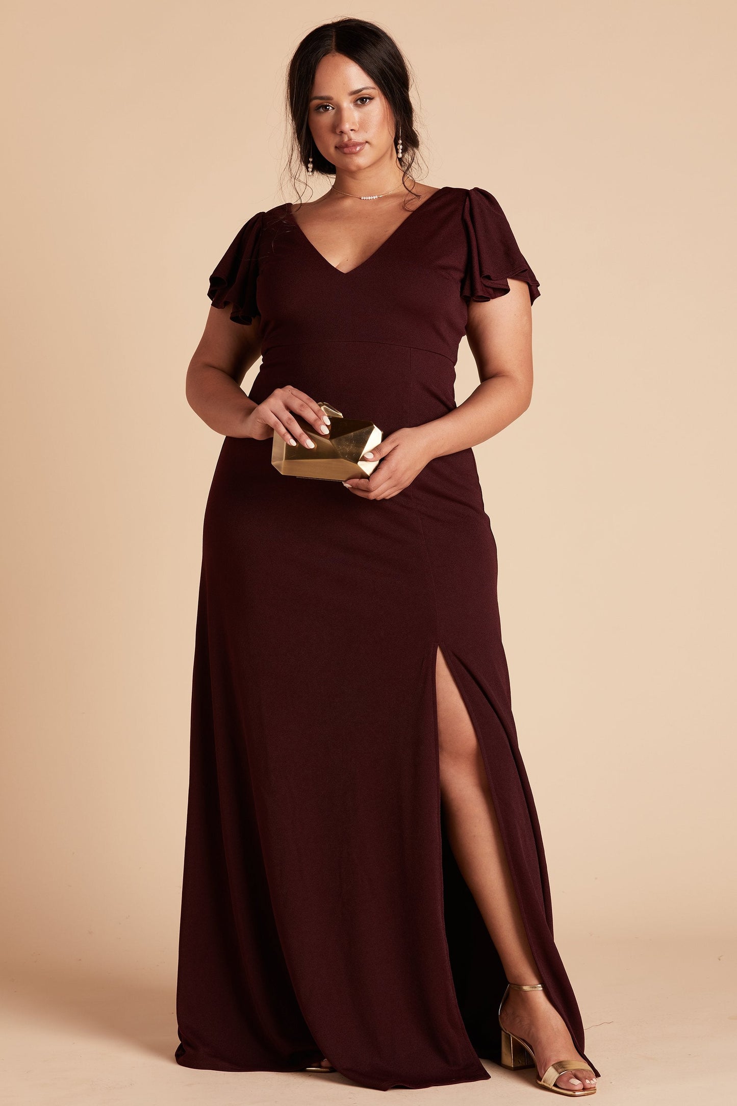 Hannah Crepe Dress Curve Emilia