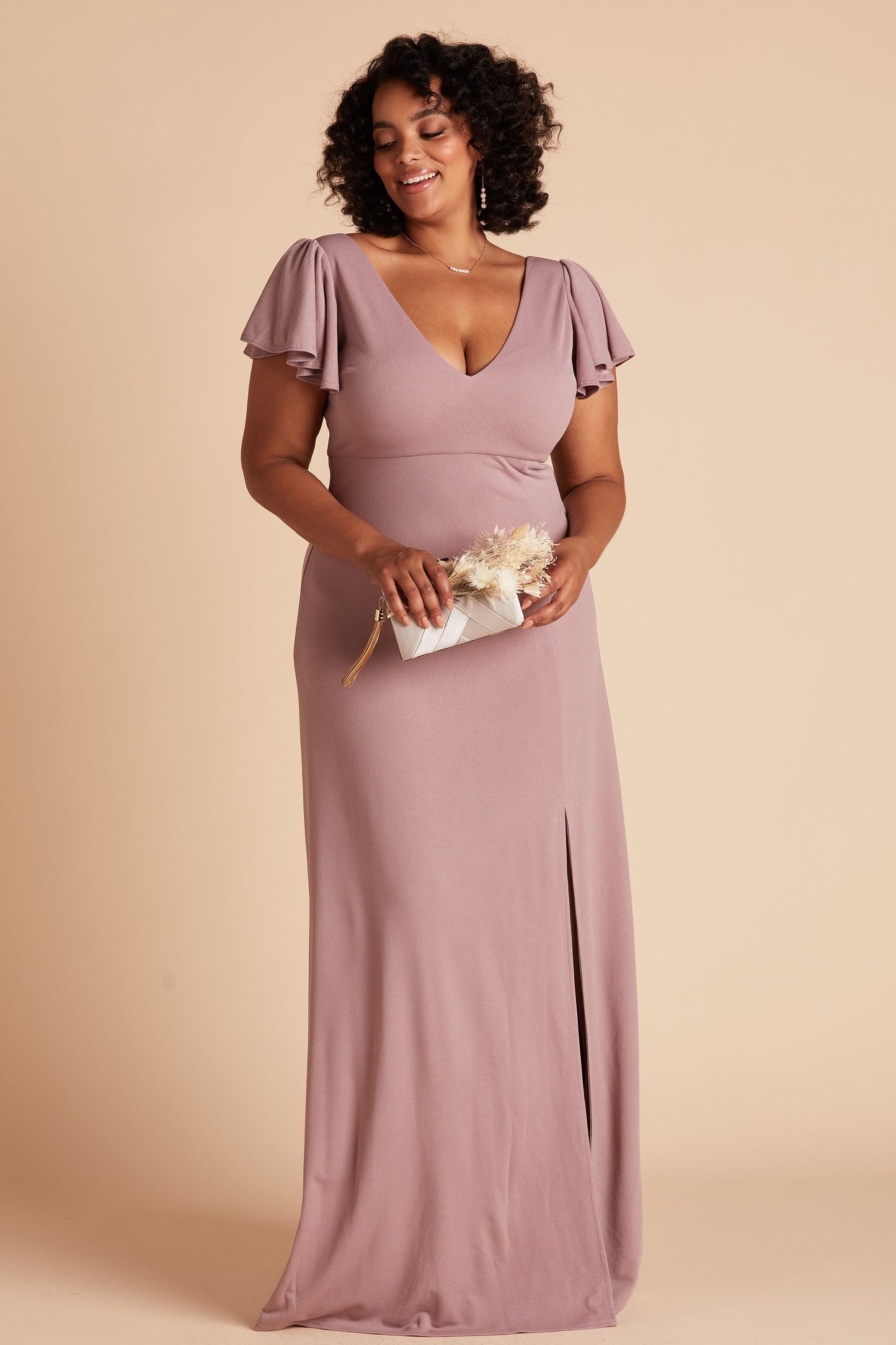 Hannah Crepe Dress Curve Mireya